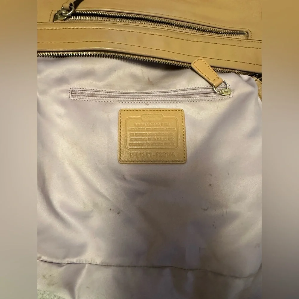 Coach Ashley Leather Hippie Bag